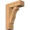 Ekena Millwork Balboa Block Smooth Bracket w/ Offset Brace, Western Red Cedar, 7 1/2"W x 22"D x 30"H BKT0806X22X30BOA05SWR - alternate 1